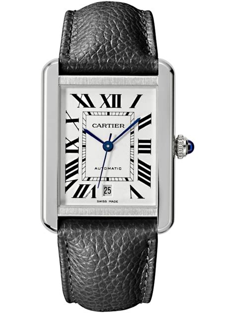 cartier tank solo xl leather strap
